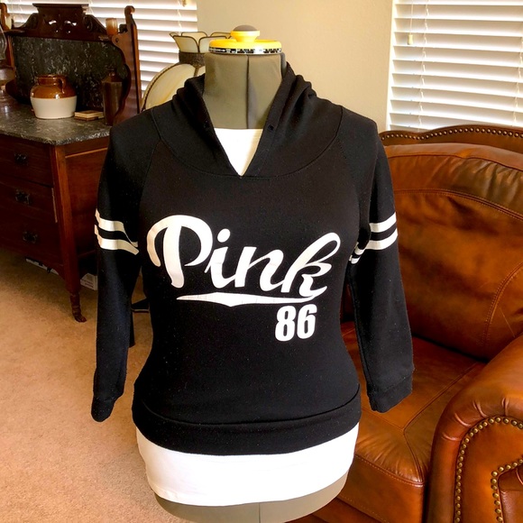 PINK Victoria's Secret Tops - Pink Victoria’s Secret hoodie size small